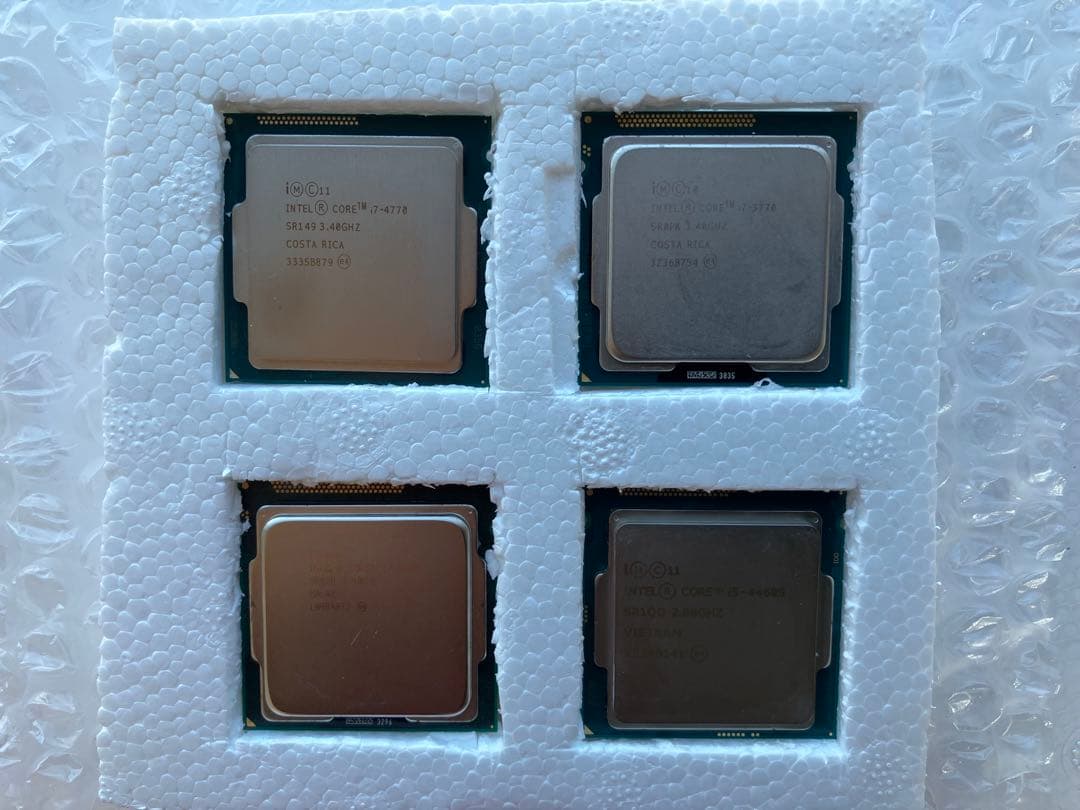 【念の為ジャンク品】CPU 4個セット