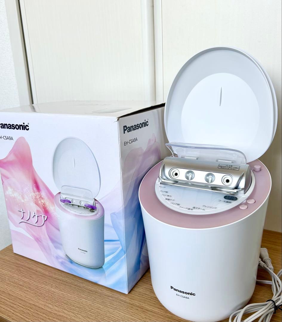 【美品】Panasonic スチーマー ナノケア EH-CSA9A-P 箱付き
