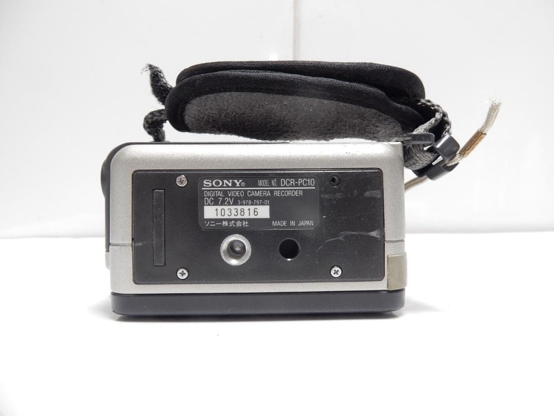 動作品　Mini DV　ソニーデジタルビデオカメラ　SONY DCR-PC10