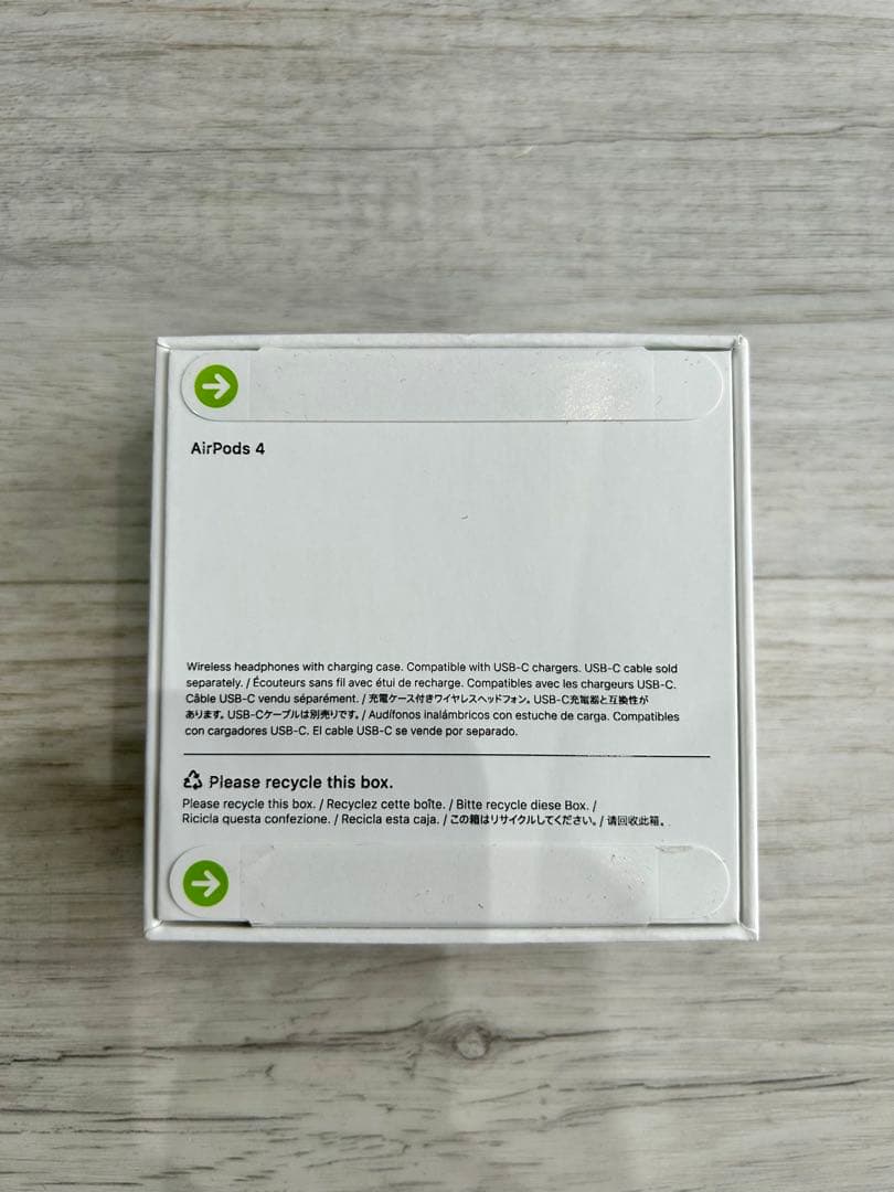 【新品未開封】Apple AirPods 4 アクティブノイキャン非搭載