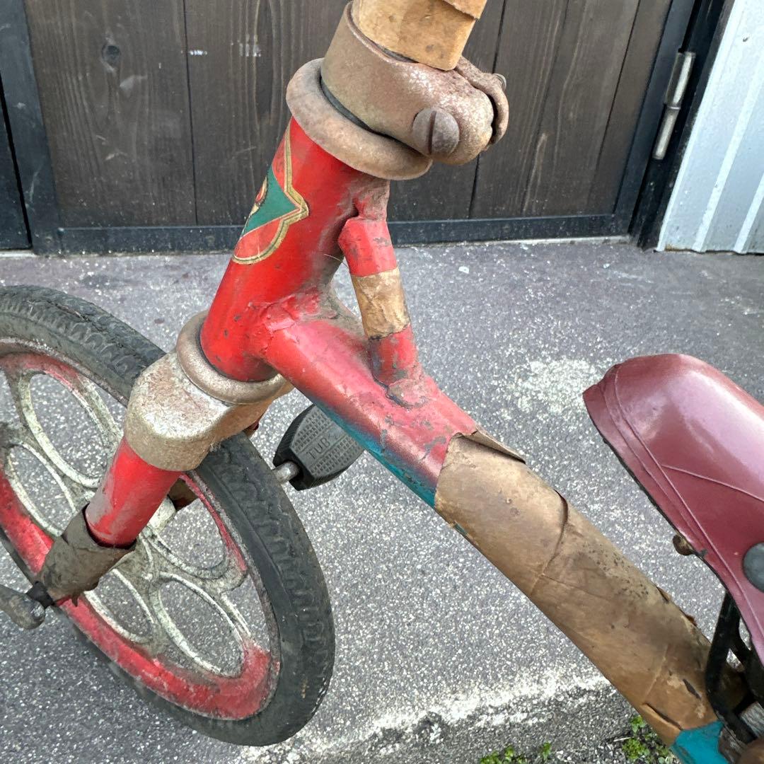 再お値下げ‼️蔵から出てきた　アンティーク三輪車　デッドストック