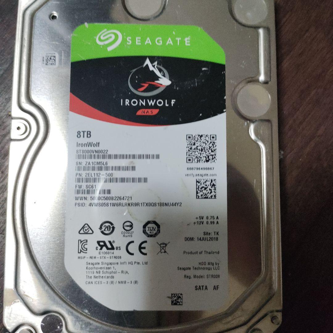 シーゲイト IRONWOLF HDD 8TB