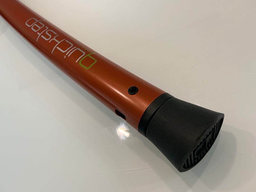 高機能ロフストランド杖（左手用）テラコッタ色　クイックステップメモリー