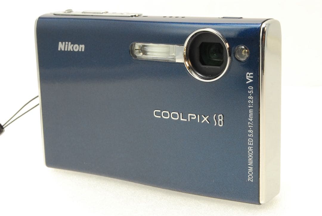 Nikon COOLPIX S8 ❤️スマホ転送 動作確認済 ネイビー コンデジ