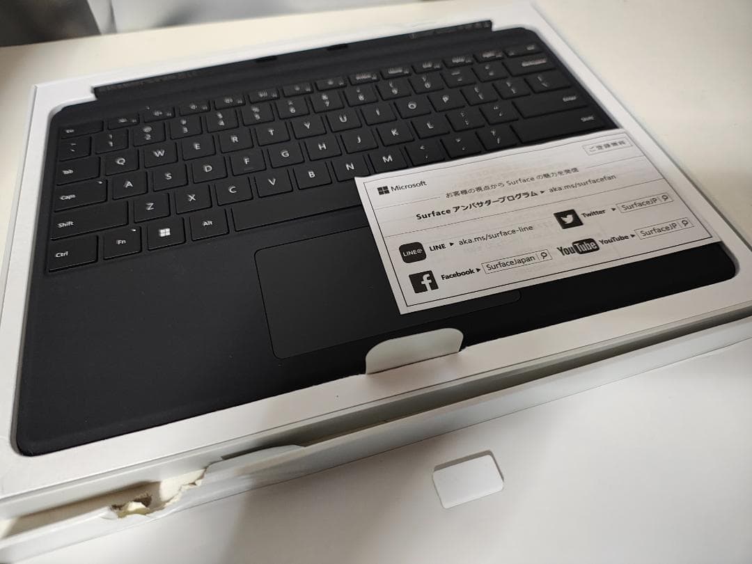 Surface Pro X キーボード 英字配列/US配列 QJW-00021