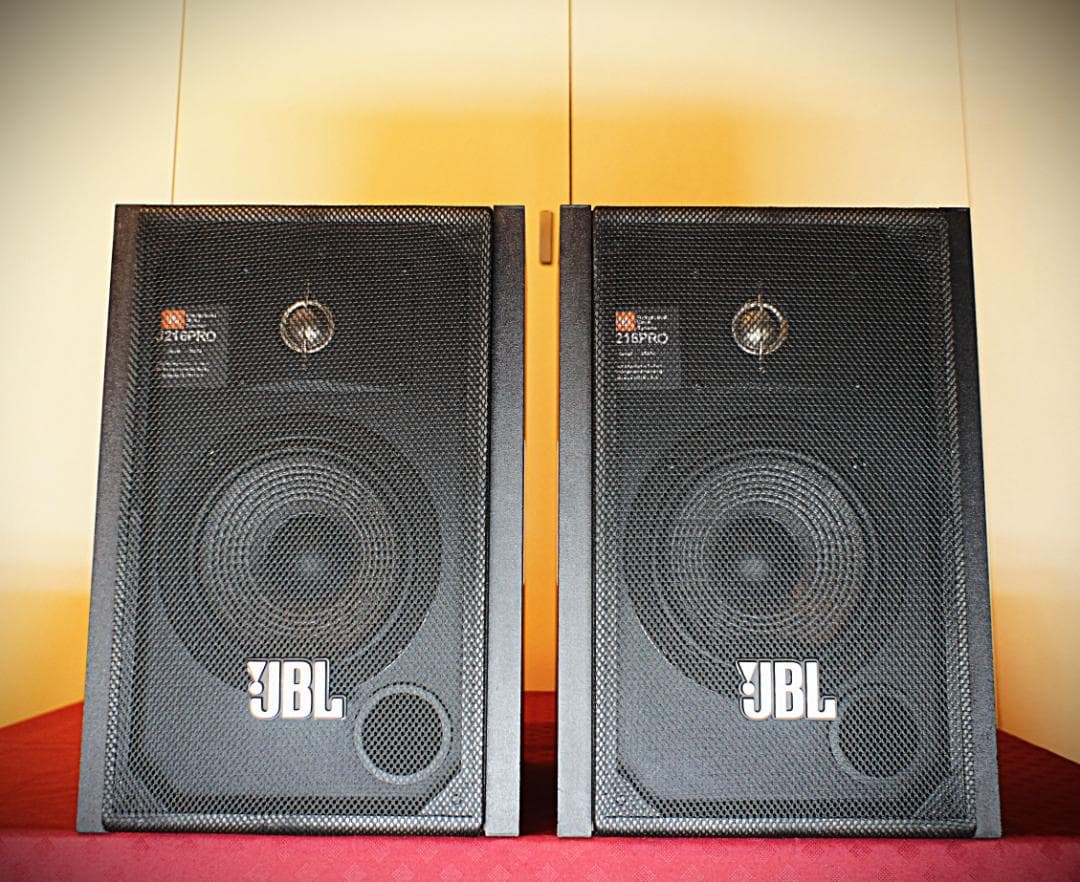 JBLスピーカー J216PRO 整備良品 インシュレータ&スタンド付き