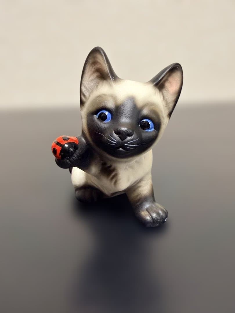 Harvey Knox ハーベイノックス シャム猫 テントウムシ フィギュリン