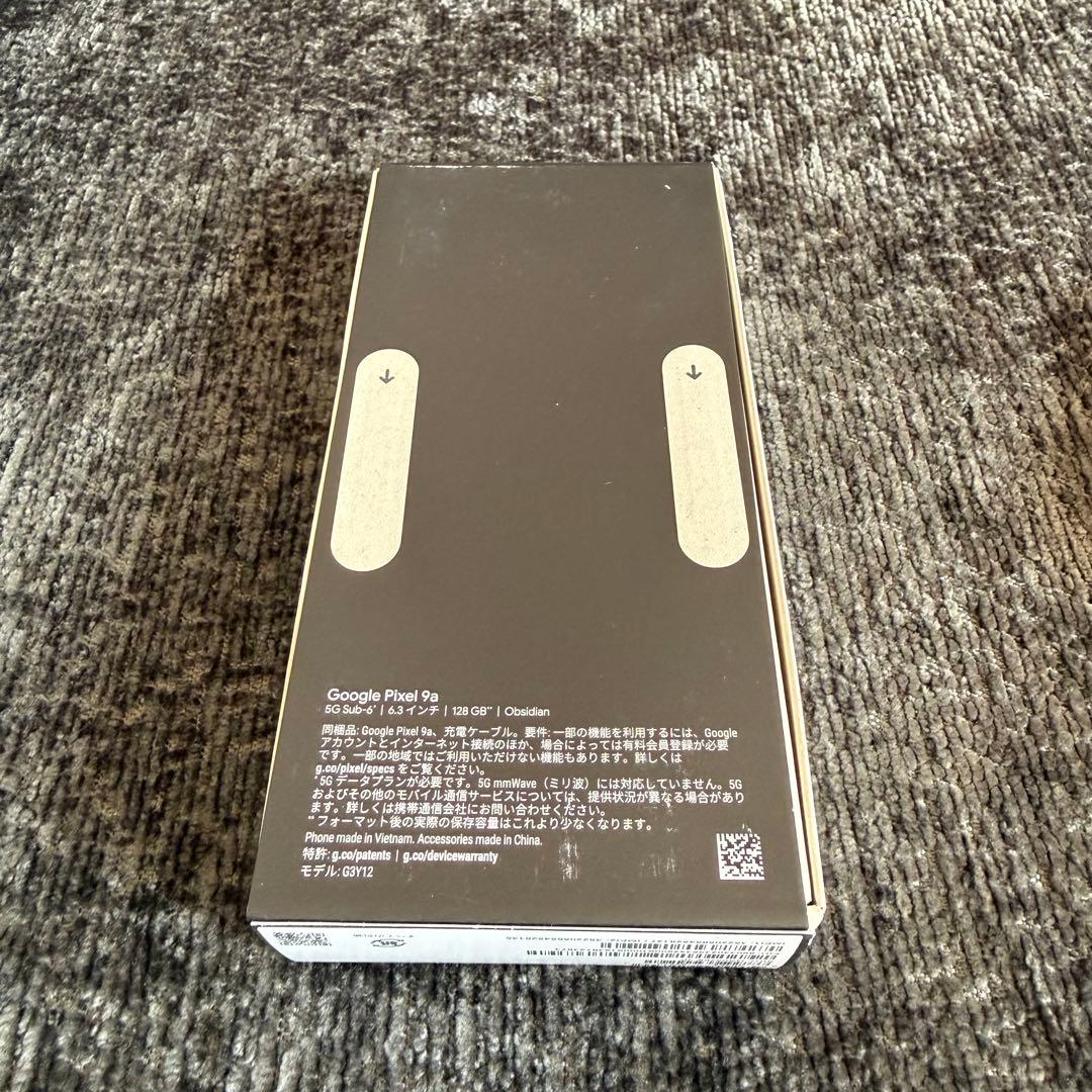 未開封Google Pixel9a 128GB Obsidian