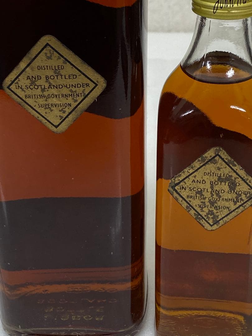 3-2318 Johnnie Walker BlackLabel 大小2本セット