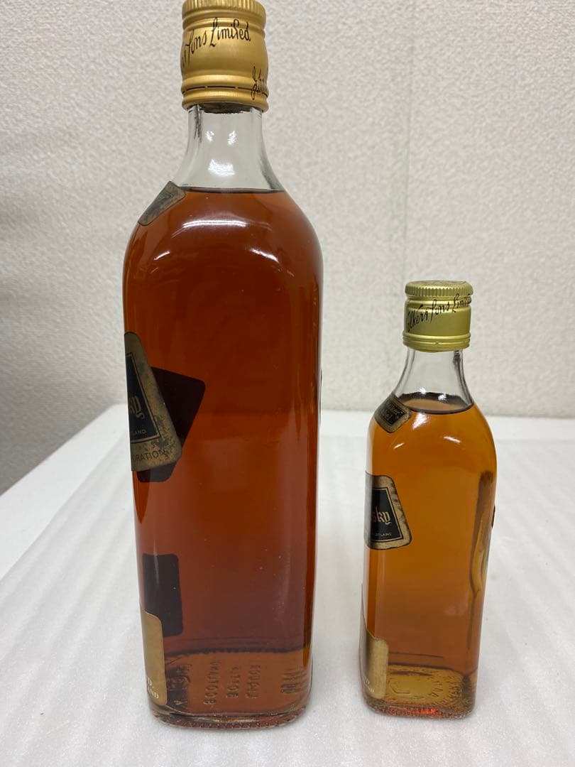 3-2318 Johnnie Walker BlackLabel 大小2本セット