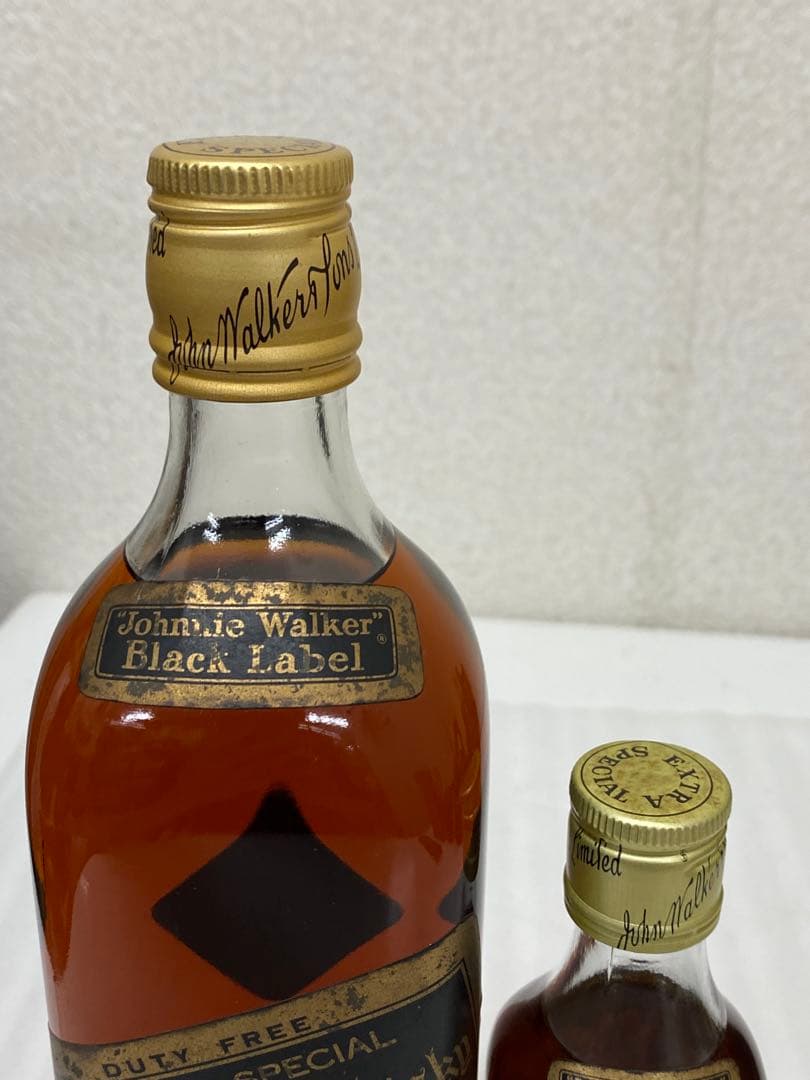 3-2318 Johnnie Walker BlackLabel 大小2本セット