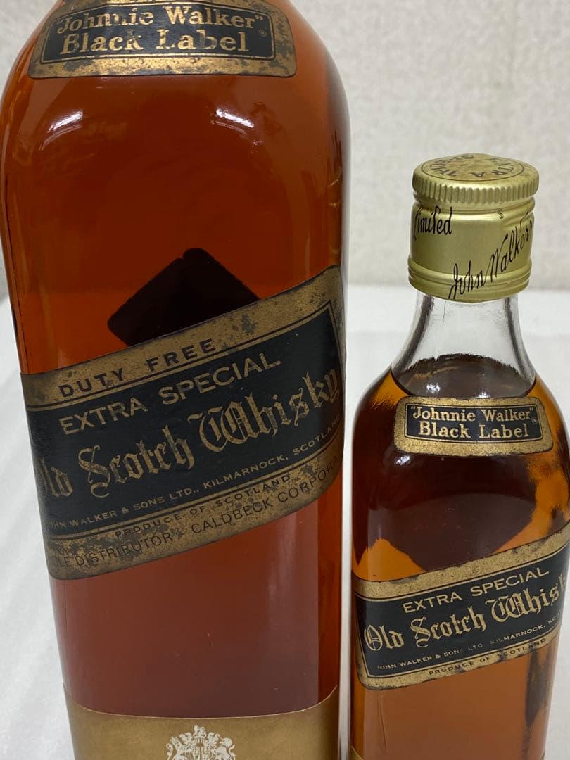 3-2318 Johnnie Walker BlackLabel 大小2本セット
