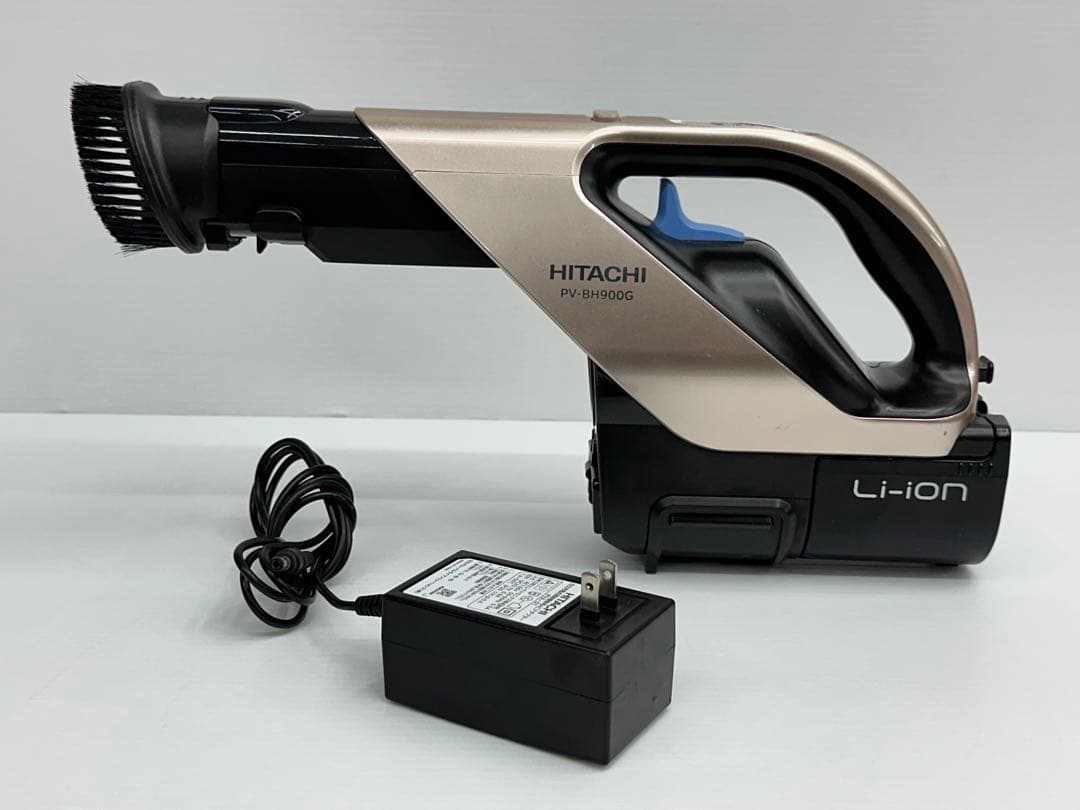 43分　充電器純正バッテリー付き　動作保証　日立掃除機 PV-BH900G 本体