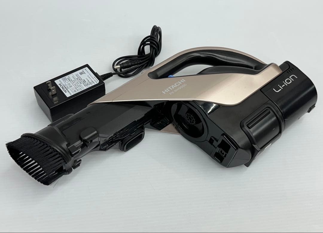 43分　充電器純正バッテリー付き　動作保証　日立掃除機 PV-BH900G 本体