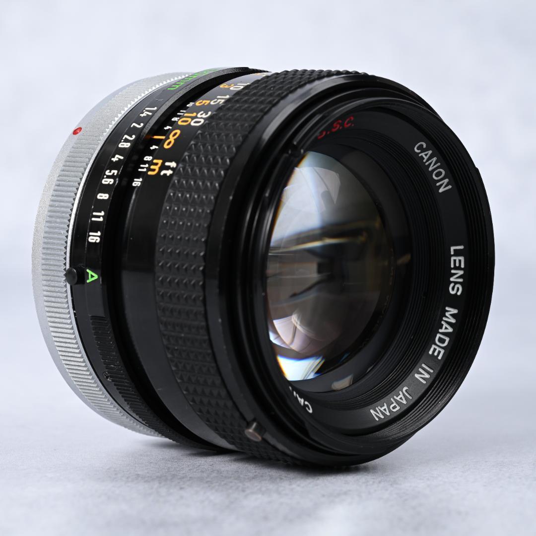 フィルムカメラ CANON FD 50mm F1.4 S.S.C.