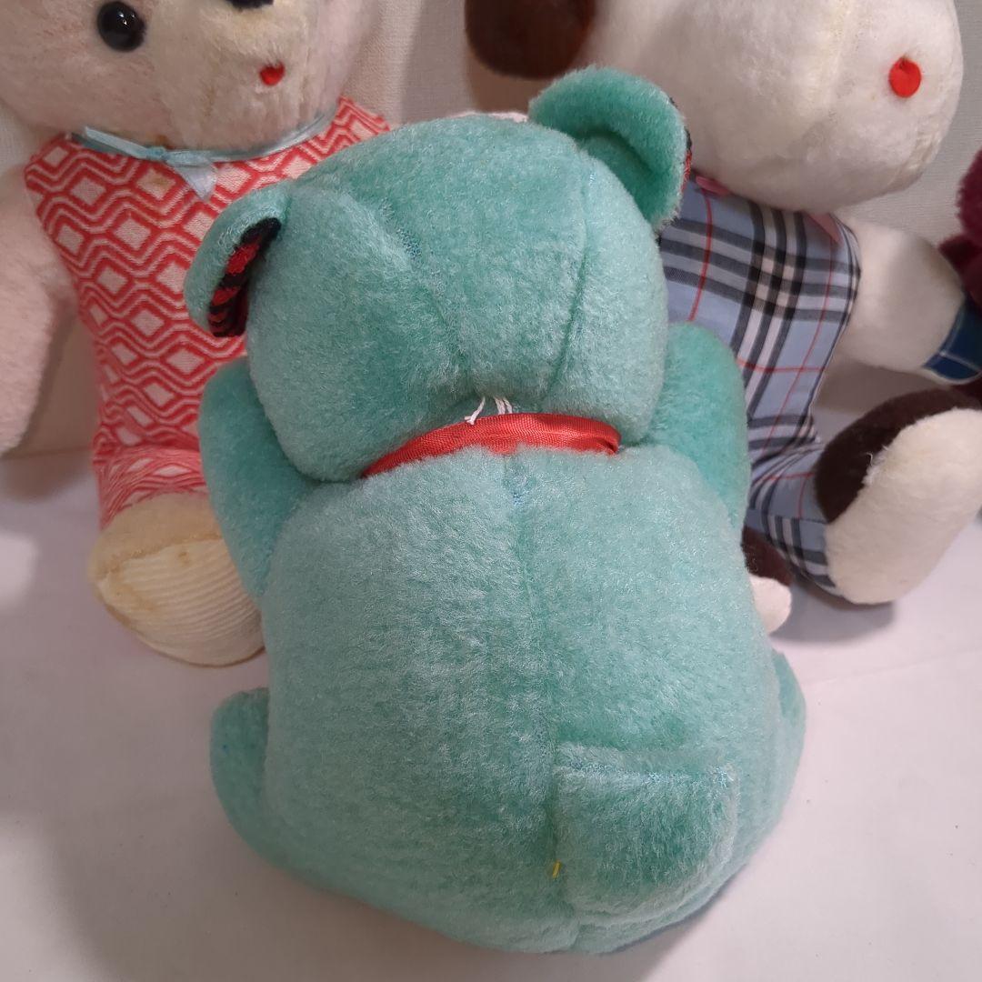 【昭和レトロ】 くま 犬 舌出し ぬいぐるみ まとめ売り