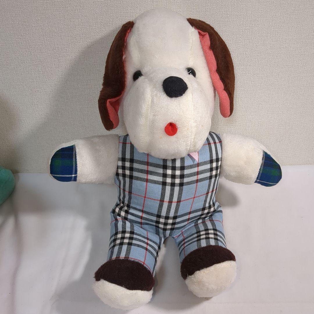 【昭和レトロ】 くま 犬 舌出し ぬいぐるみ まとめ売り