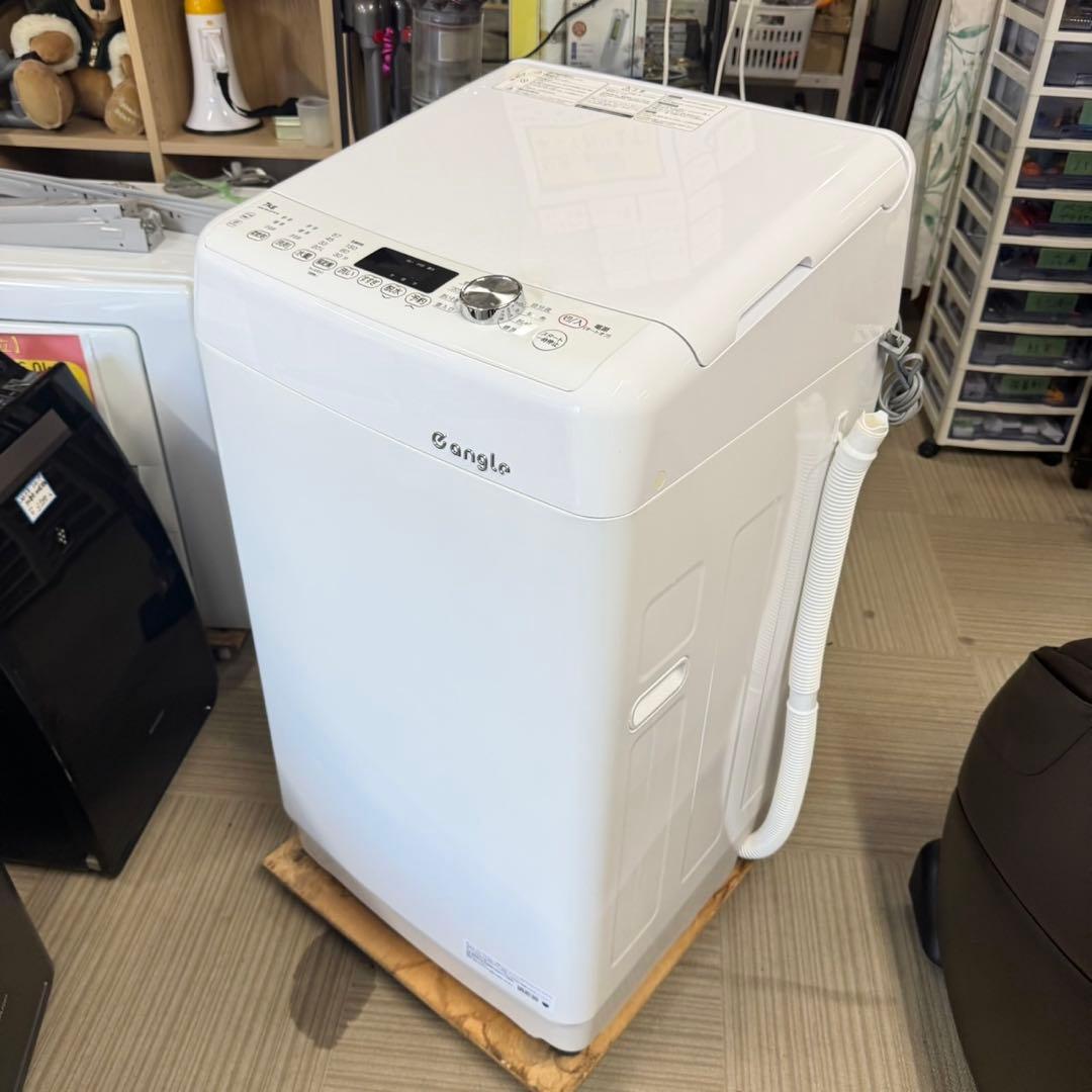e angle2021年製 7.0kg全自動洗濯機 洗剤/柔軟剤自動投入
