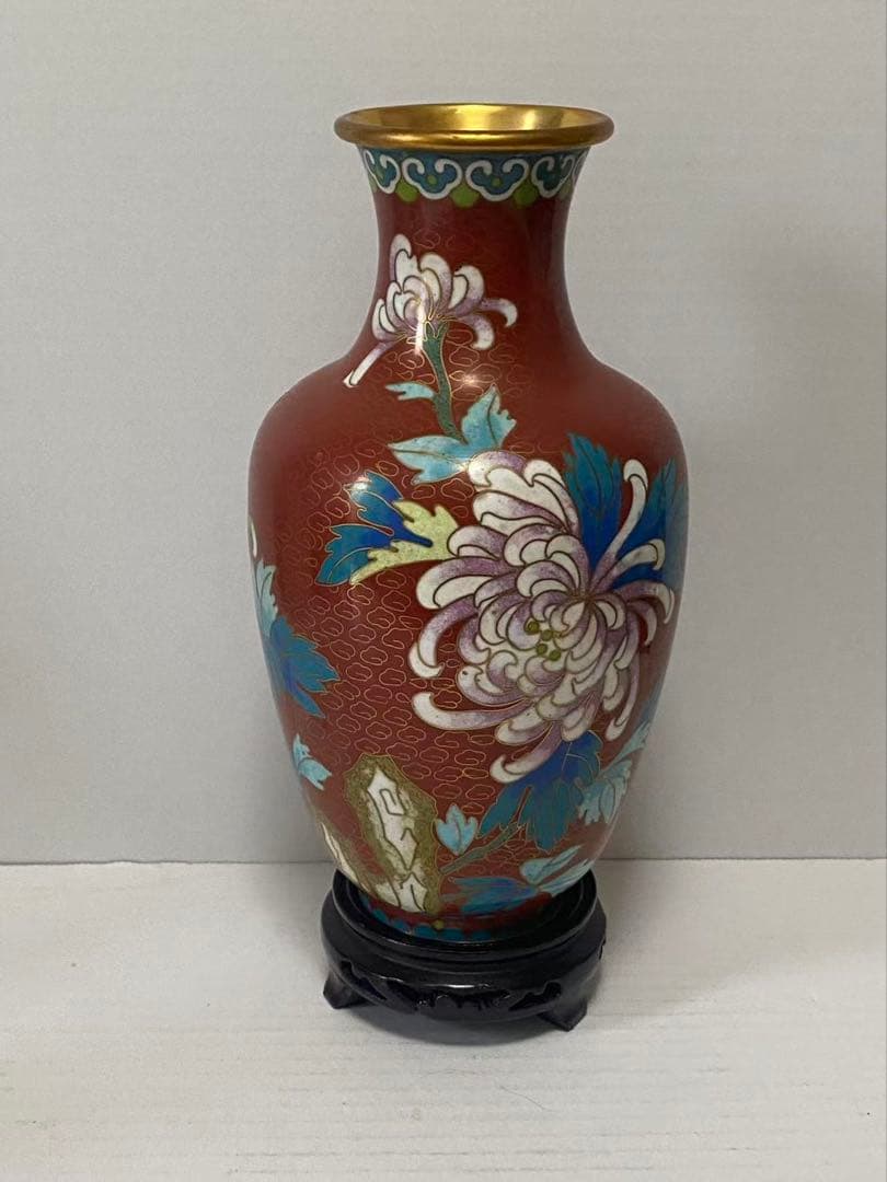 景泰蓝 銅胎掐絲琺瑯 年代物 骨董品