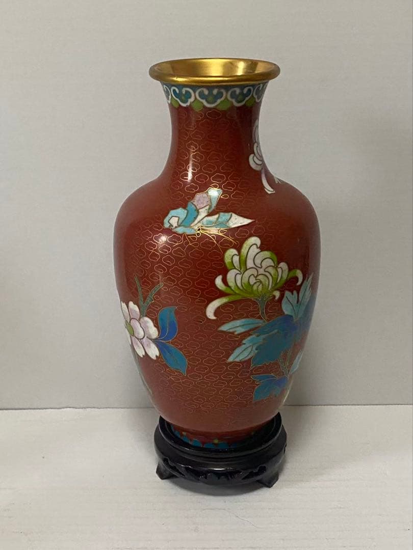 景泰蓝 銅胎掐絲琺瑯 年代物 骨董品