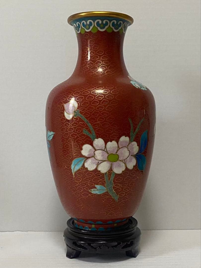 景泰蓝 銅胎掐絲琺瑯 年代物 骨董品