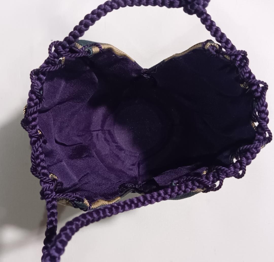 茶道具　明光窯長森慶作　中興名物瀬戸二見写茶入　遠州緞子仕覆　超美品！！