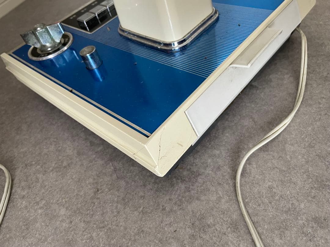 TOSHIBA スタンドファン 青/白
