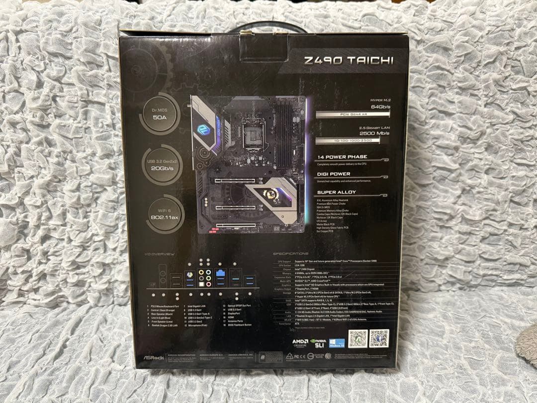 マザーボード Z490 Taichi 10700K メモリ32GB セット売り