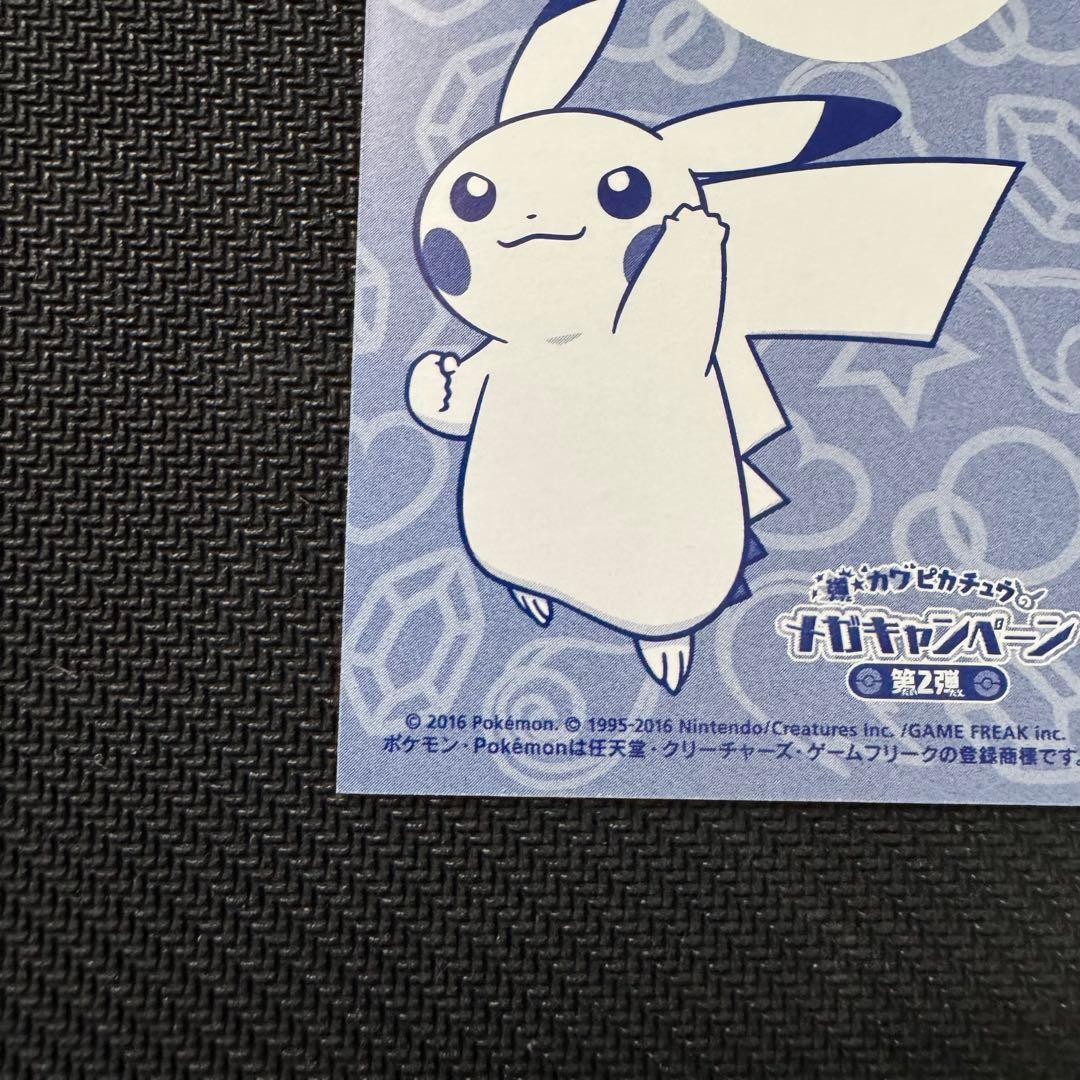 ピカチュウ メガリザードンX ポンチョ 名刺カード