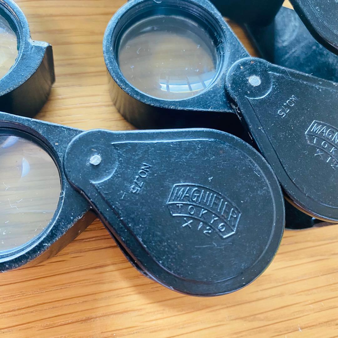 MAGNIFIER TOKYO 希少 国産？ ポケットルーペ ×12 拡大鏡