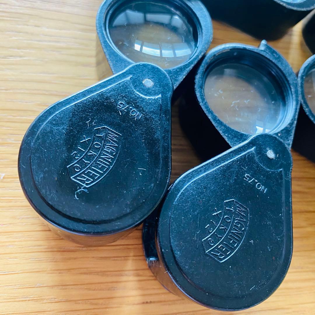 MAGNIFIER TOKYO 希少 国産？ ポケットルーペ ×12 拡大鏡