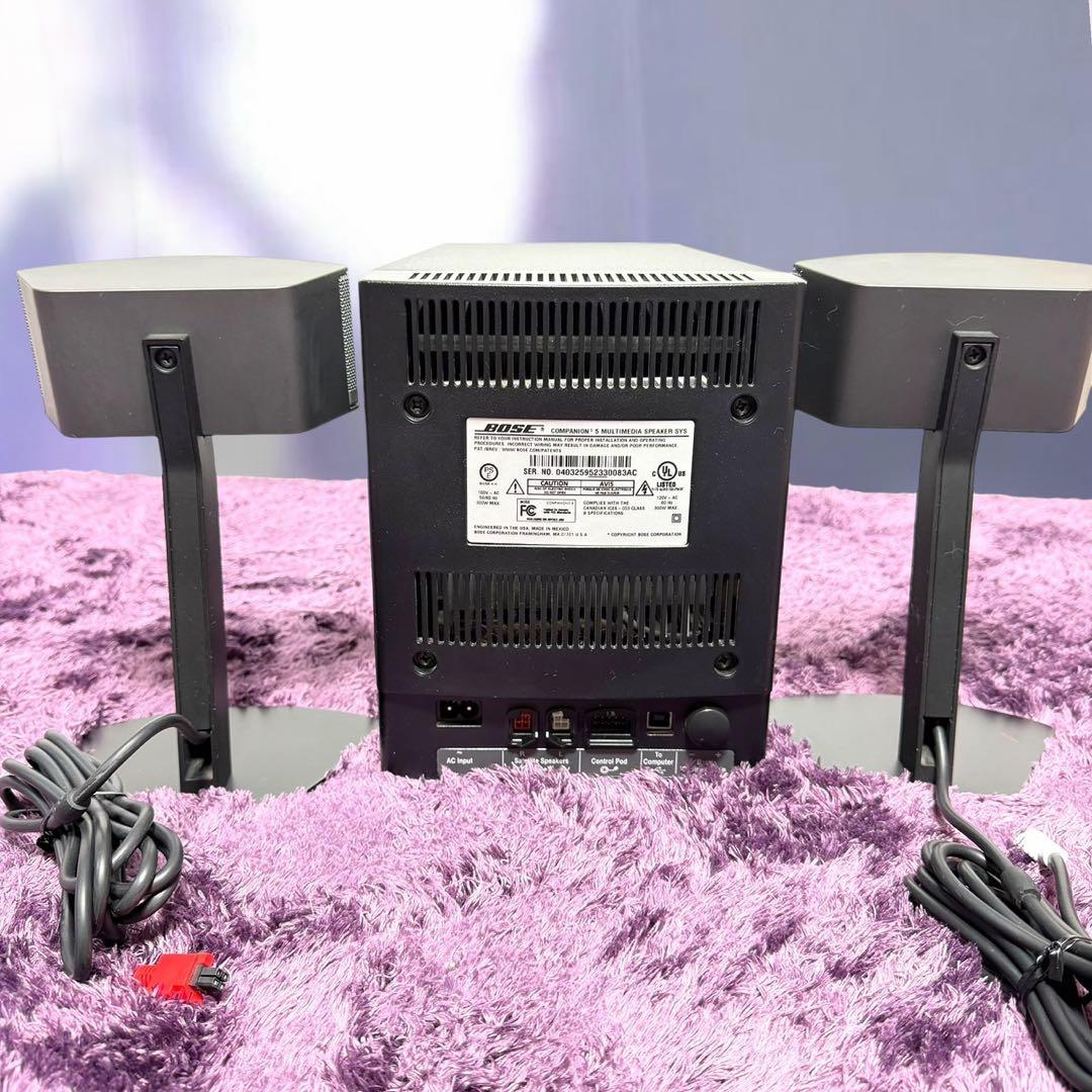 ☆美品 Bose Companion 5 PCスピーカー シルバー グラファイト