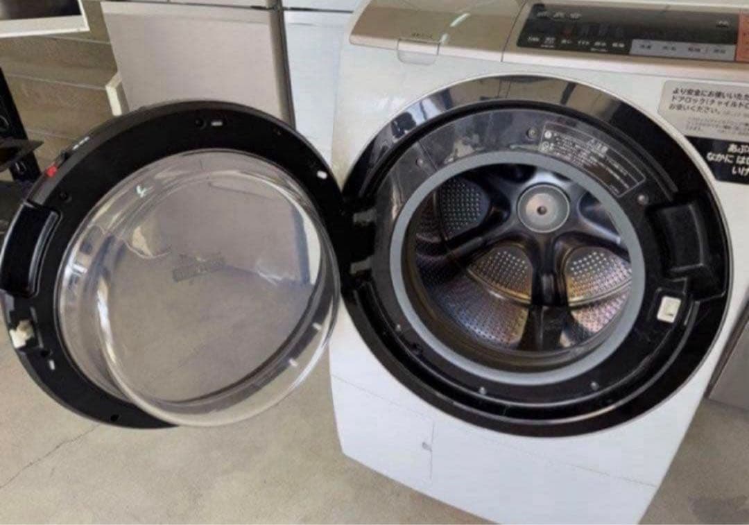 2018年式 11kg6kg HITACHI ドラム式洗濯機BD-SV110BL