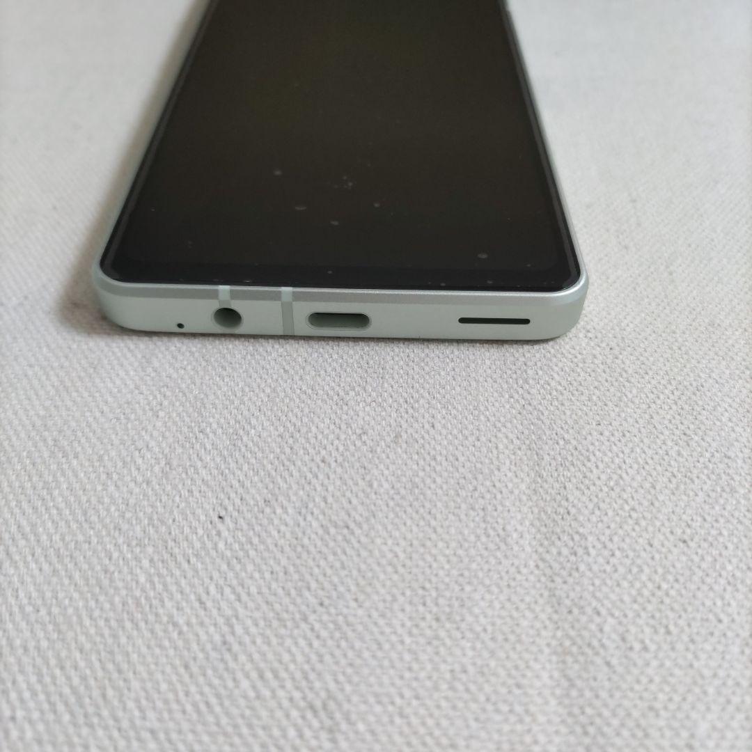 値下げ【試用のみ】美品✨AQUOS sense8本体 128GB ペールグリーン