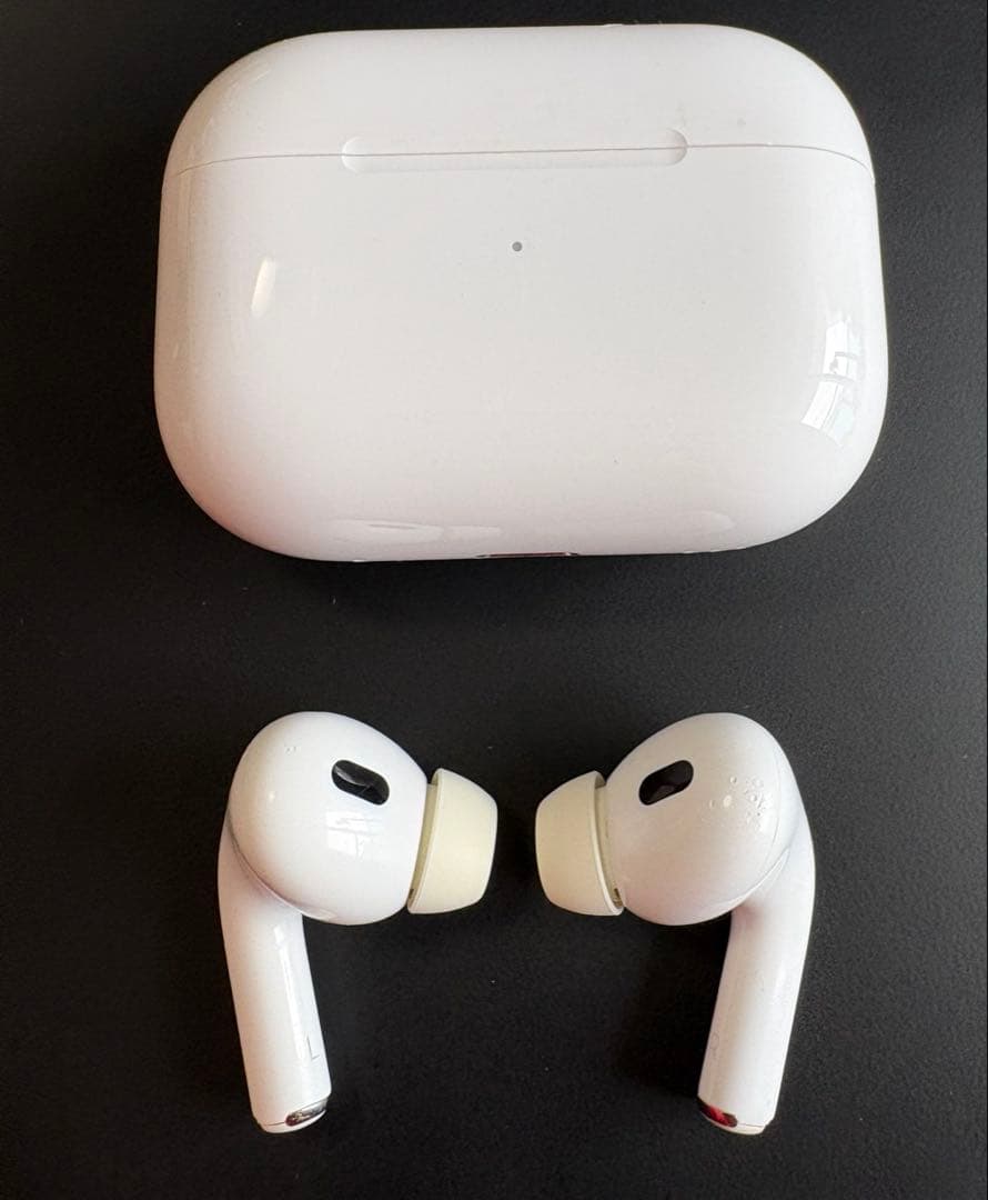 AirPods Pro第2世代 Lightning正規品 右耳ノイズありケース付