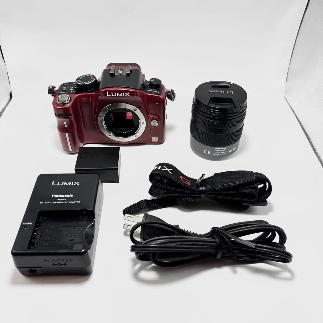 【美品】LUMIX DMC-G1 レンズキット レッド
