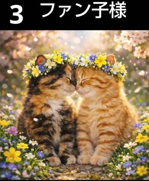 オーダーページ　ハンカチ2338 ねこちゃん柄　ハンドメイド　3/11