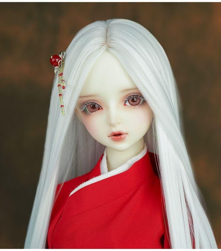 WY157 BJD 1/3 人形 ドール ウィッグ カツラ 耐熱 ハンドメイド