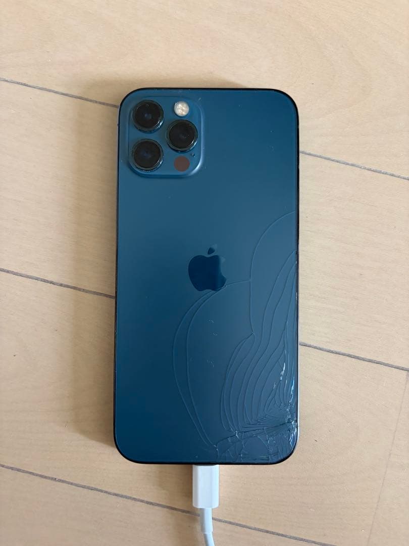iPhone12 Pro 128GB 背面割れあり Face ID不可 動作良好
