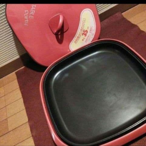 レトロ ホットプレート 35 ピンク