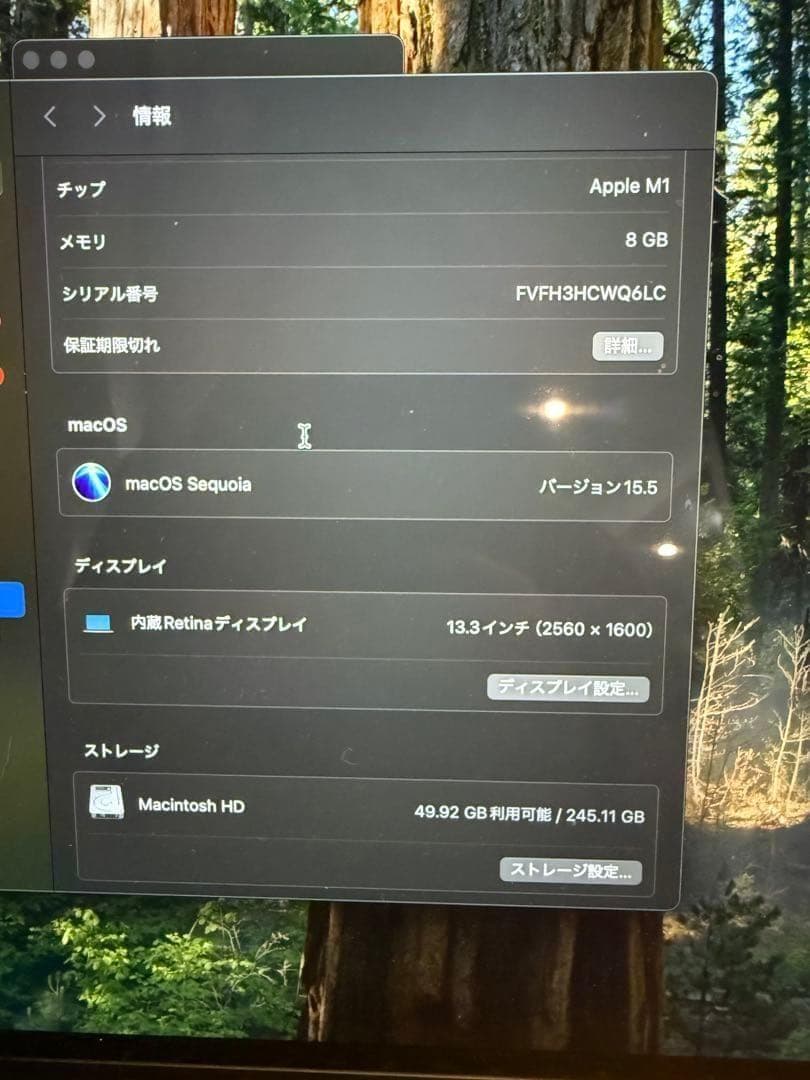 MacBook Air M1 2020 256GB メモリ8GB ローズゴールド