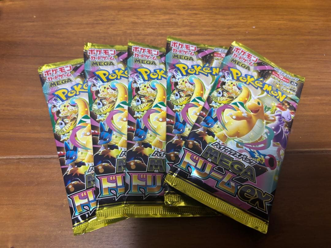 【未開封】ポケモンカードゲームMEGAドリームex 5PK➕開封50枚計100枚