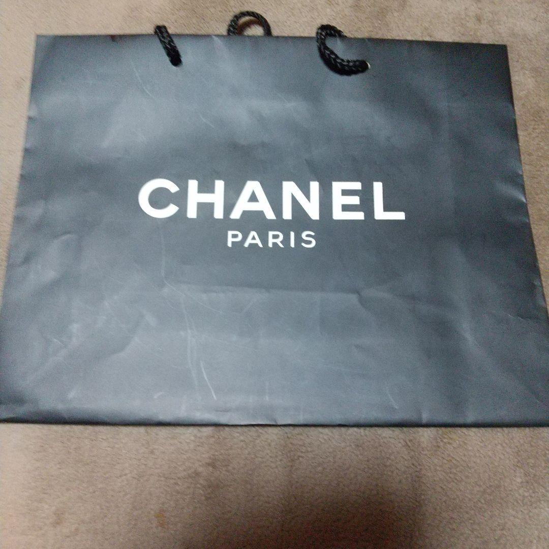 正規品 銀座 新橋本店CHANEL 紙袋 セット 黒と白