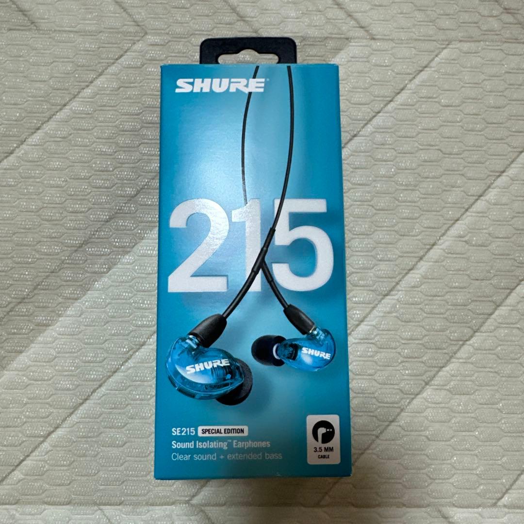 SHURE イヤホン 有線 SE215 SPE-A ノイズキャンセリング ゲーム