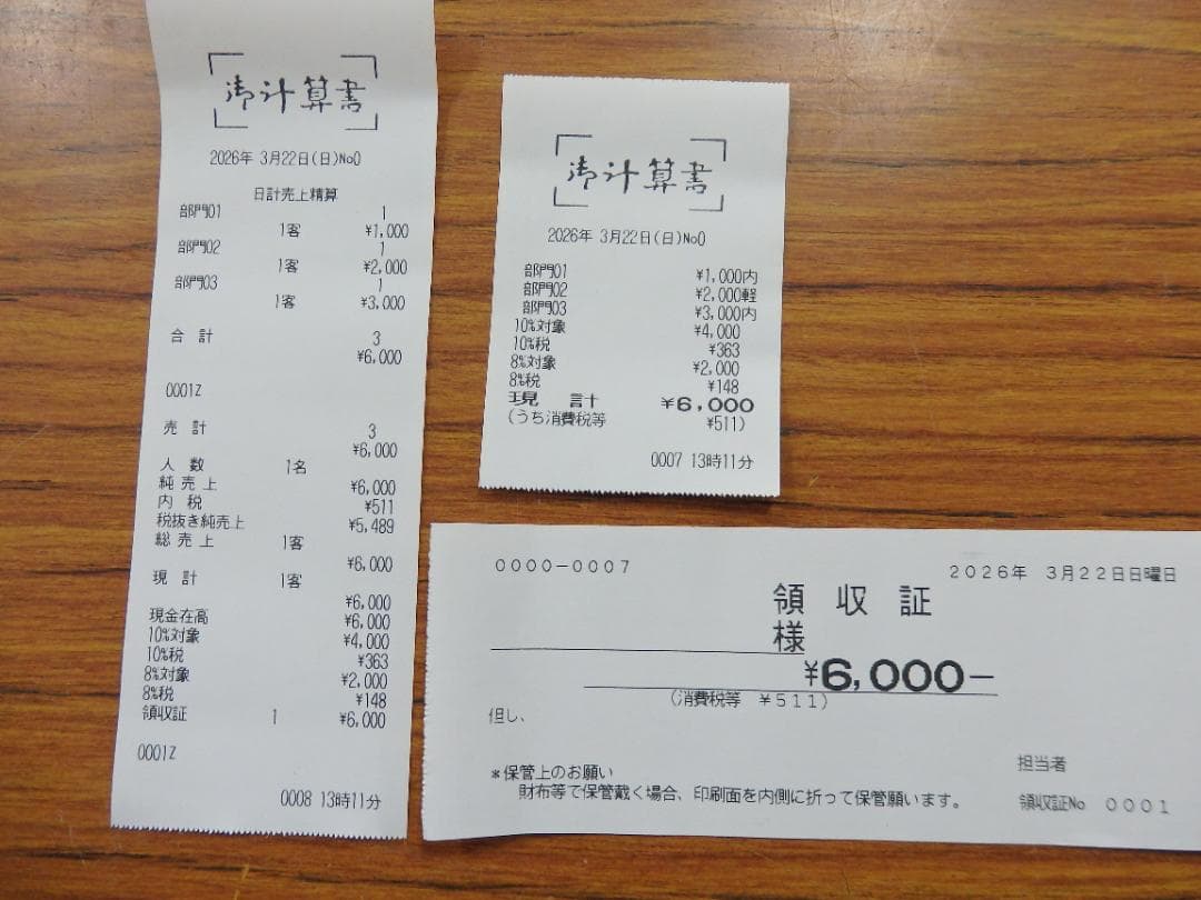 2230 店名等設定無料 MA-550 東芝テックレジスター 5部門 軽減税率