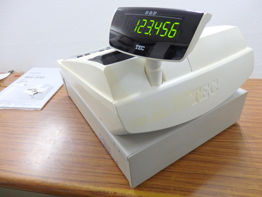 2230 店名等設定無料 MA-550 東芝テックレジスター 5部門 軽減税率