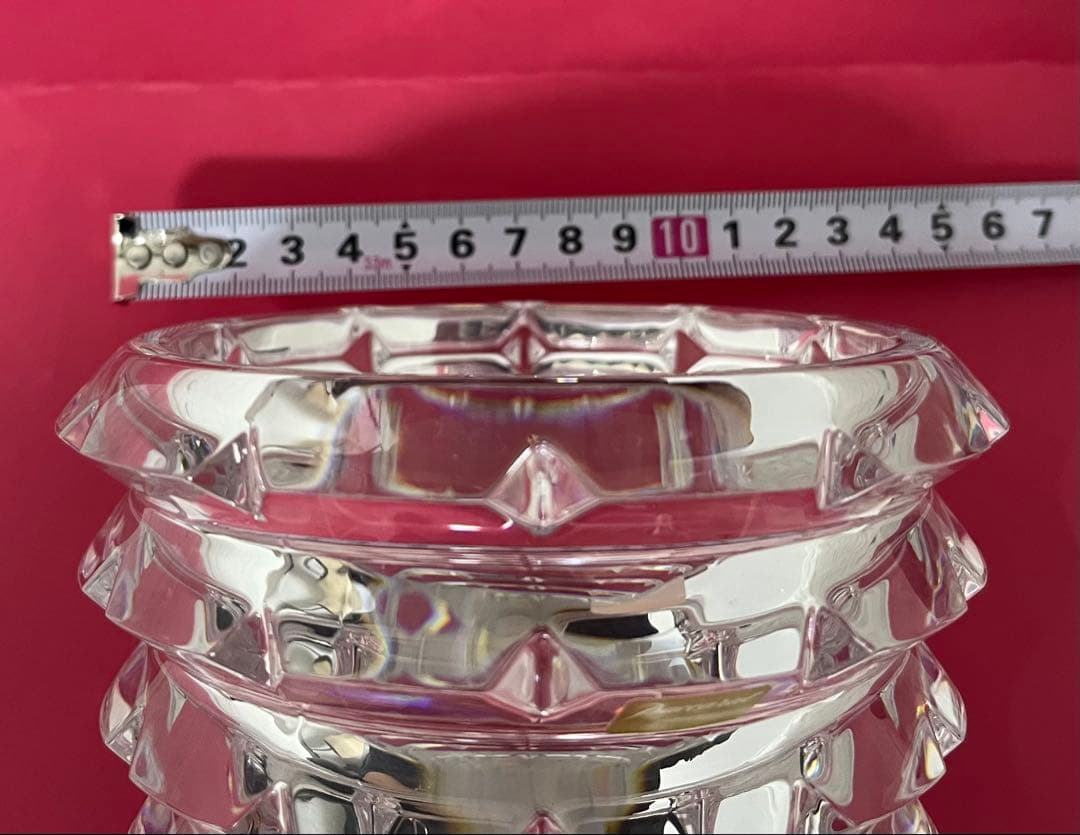 【即決価格】バカラ Baccarat アルルカン ラウンドベース H約20cm