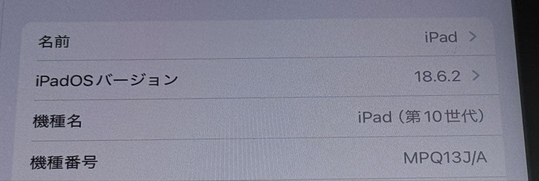 Apple iPad 2022 第10世代 Wi-Fi 64GB