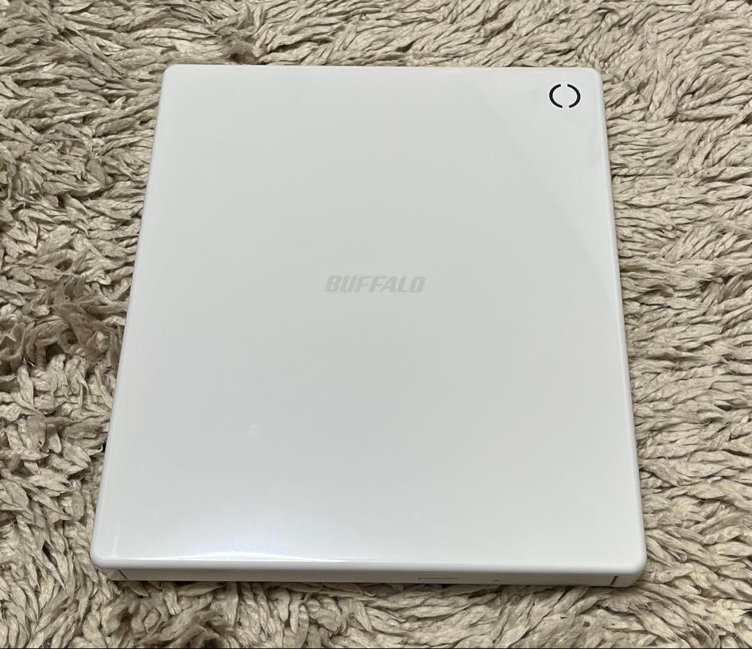 ラクレコ　バッファロー スマホ用CDレコーダー ホワイト BUFFALO