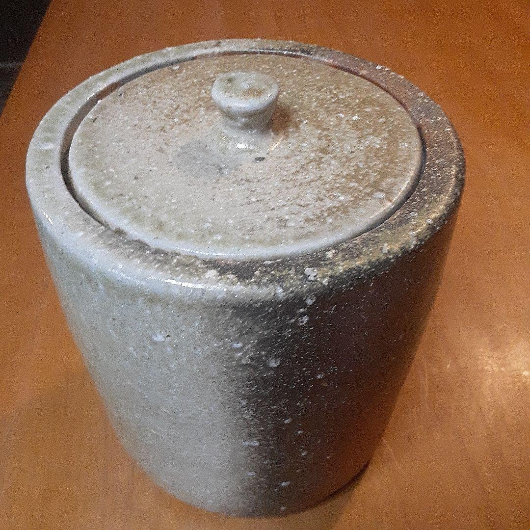 信楽焼　水指